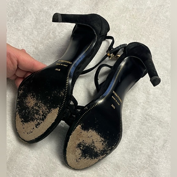 TOM FORD SUEDE HEELS - Picture 10 of 12